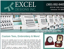 Tablet Screenshot of exceldesigns.com